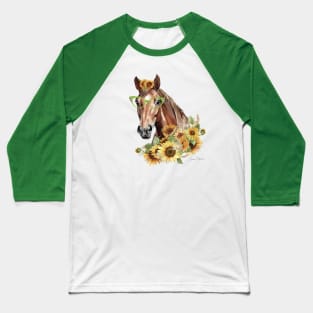 Fancy Glasses D Baseball T-Shirt